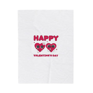 Valentine Velveteen Plush Blanket